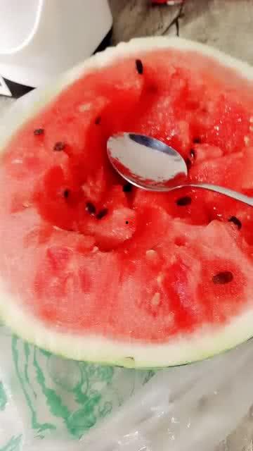 早上西瓜中午正常吃晚上吃瓜